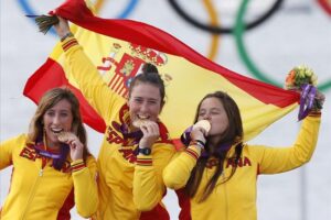 Támara Echegoyen, Ángela Pumariega y Sofía Tror, medalla de oro en Londres 2012