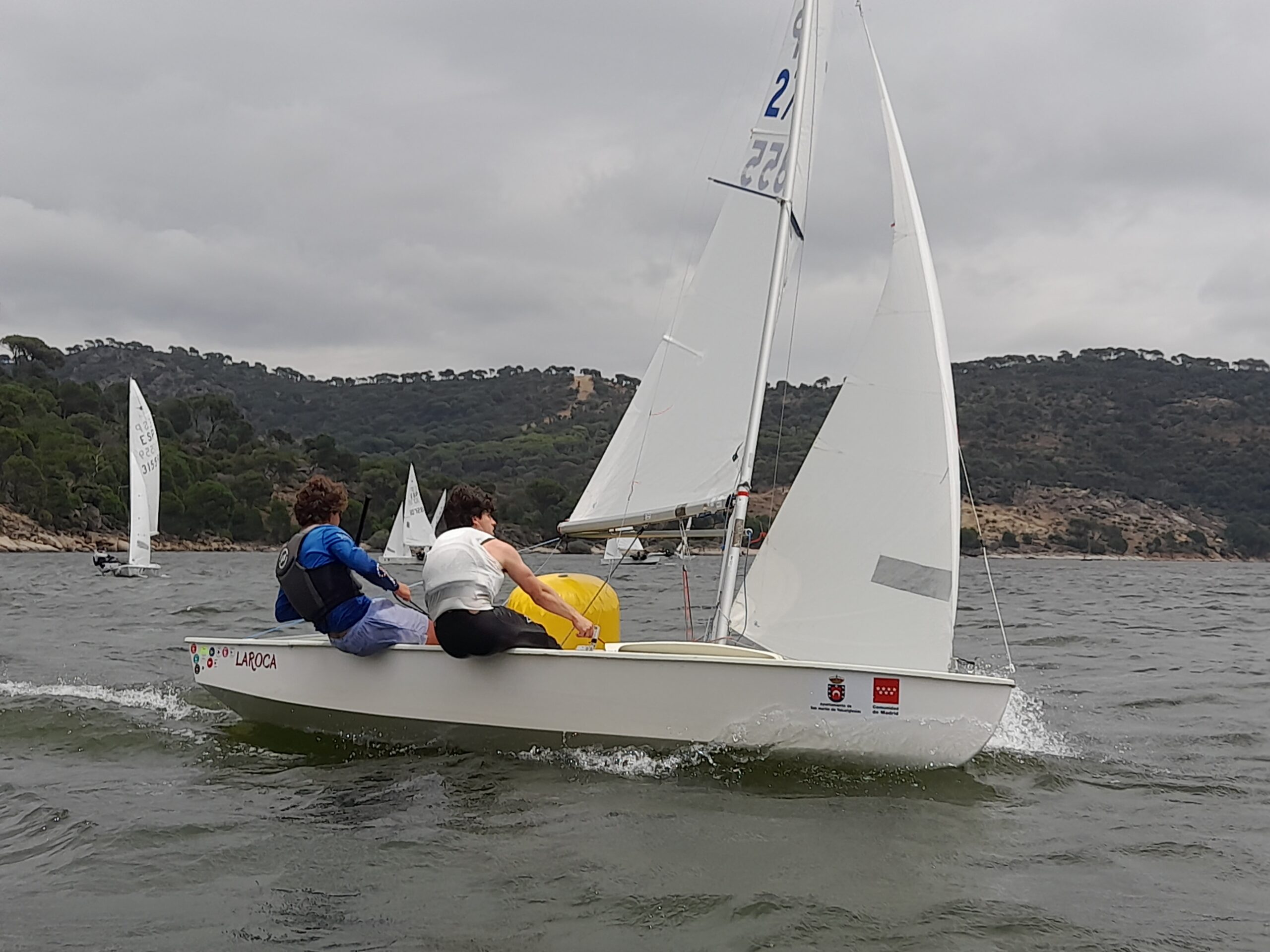 Bermúdez de Castro y Herrero, ganadores del Campeonato de España Snipe Juvenil