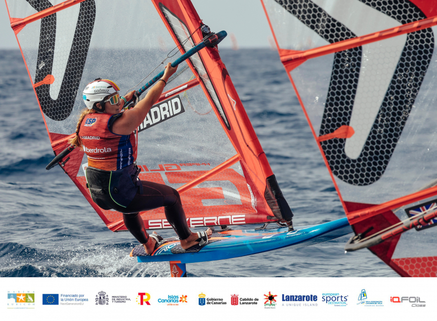 Comienza el último sprint de los Lanzarote iQFOiL Games