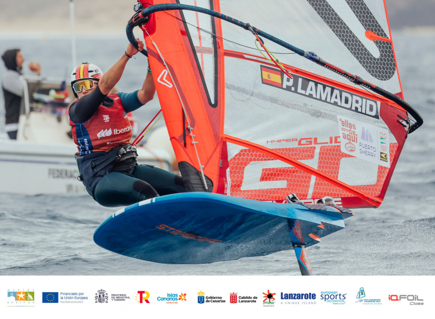 Lamadrid y Baltasar estarán en las Medal de los Lanzarote iQFOiL Games