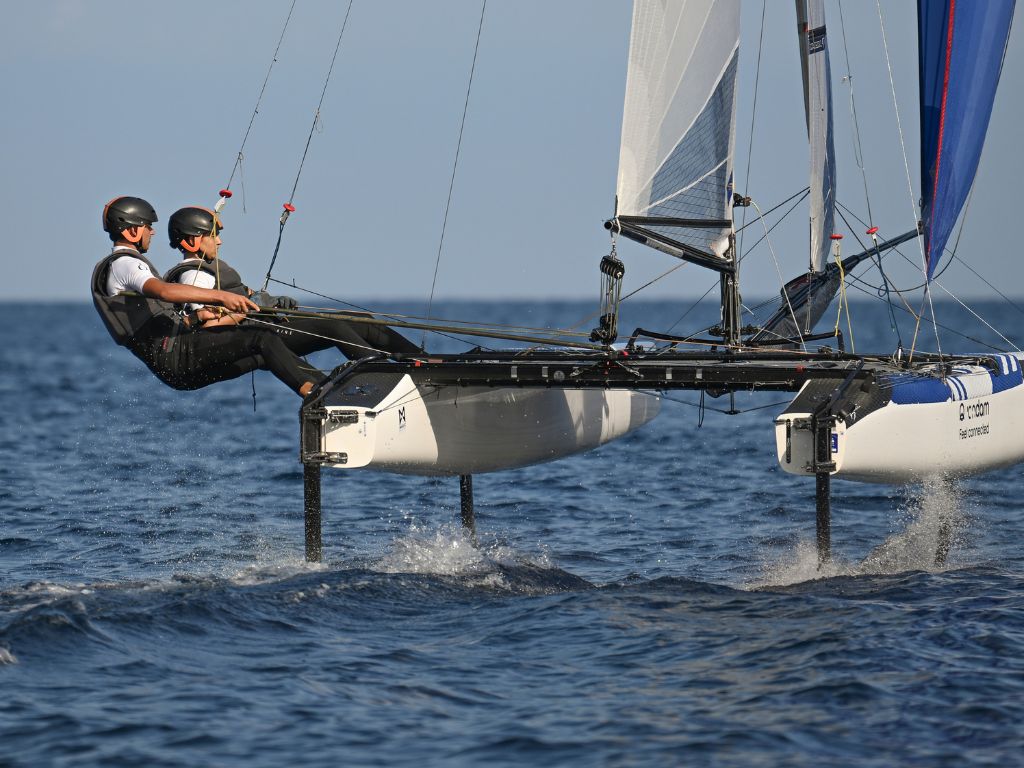 Top10 para los hermanos García de la Casa en el europeo de Nacra 17