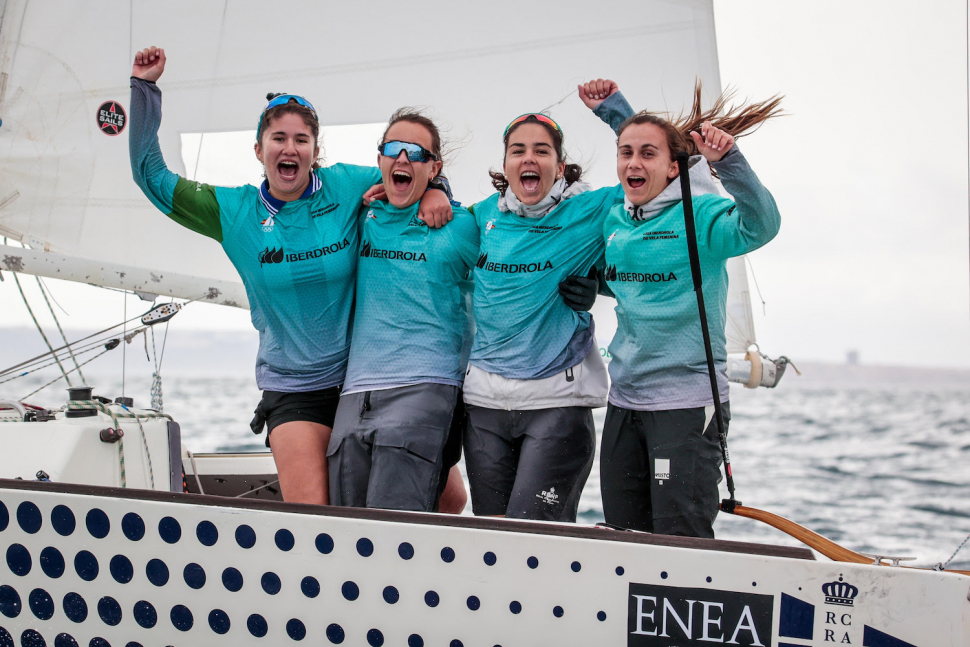 Team Baleària-RCNP gana la Liga Iberdrola y el Campeonato España de Vela Femenina