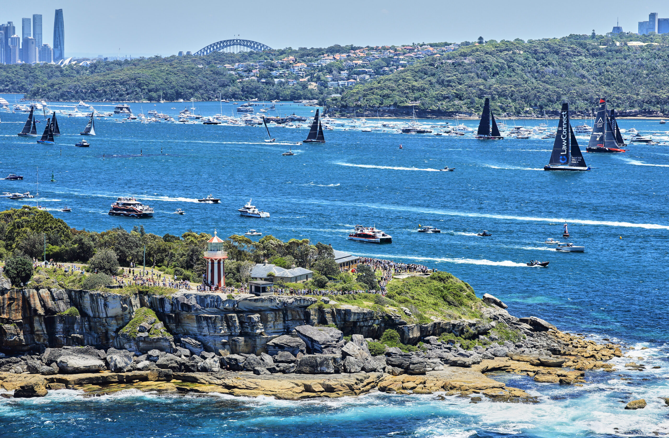 Espectáculo y previsión de condiciones duras en la Sydney Hobart