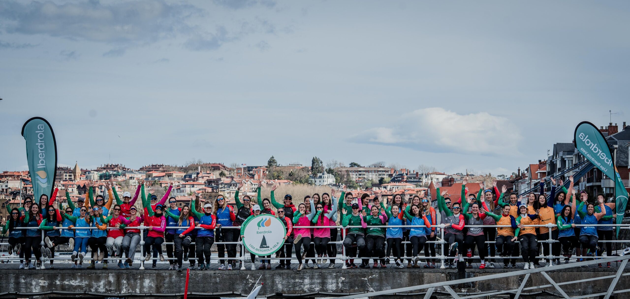 Condiciones duras para el estreno de la Liga Iberdrola de Vela Femenina en el 8M