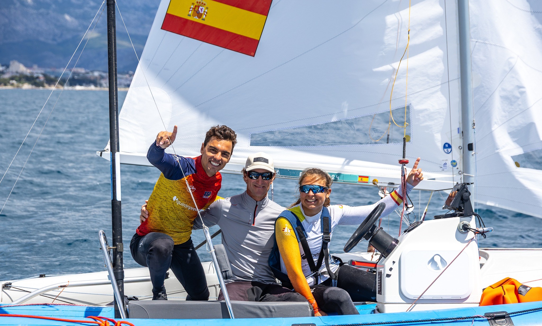 Jordi Xammar y Marta Cardona se coronan campeones de Europa de 470 mixto